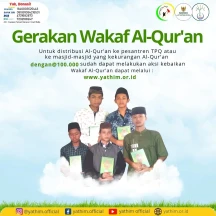 Program Sedekah Al-Qur’an Yayasan Taman Harapan Insan Mulia: Dukung Penghafal Qur’an di Pelosok Nusantara