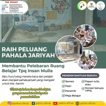 Open Donasi Renovasi TPQ Insan Mulia | Yuk Raih Peluang Pahala Jariyah